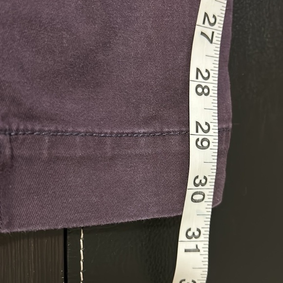 CAbi The Carpenter Cargo Utility Pants Deep Plum Purple Sz 2 - Picture 15 of 16
